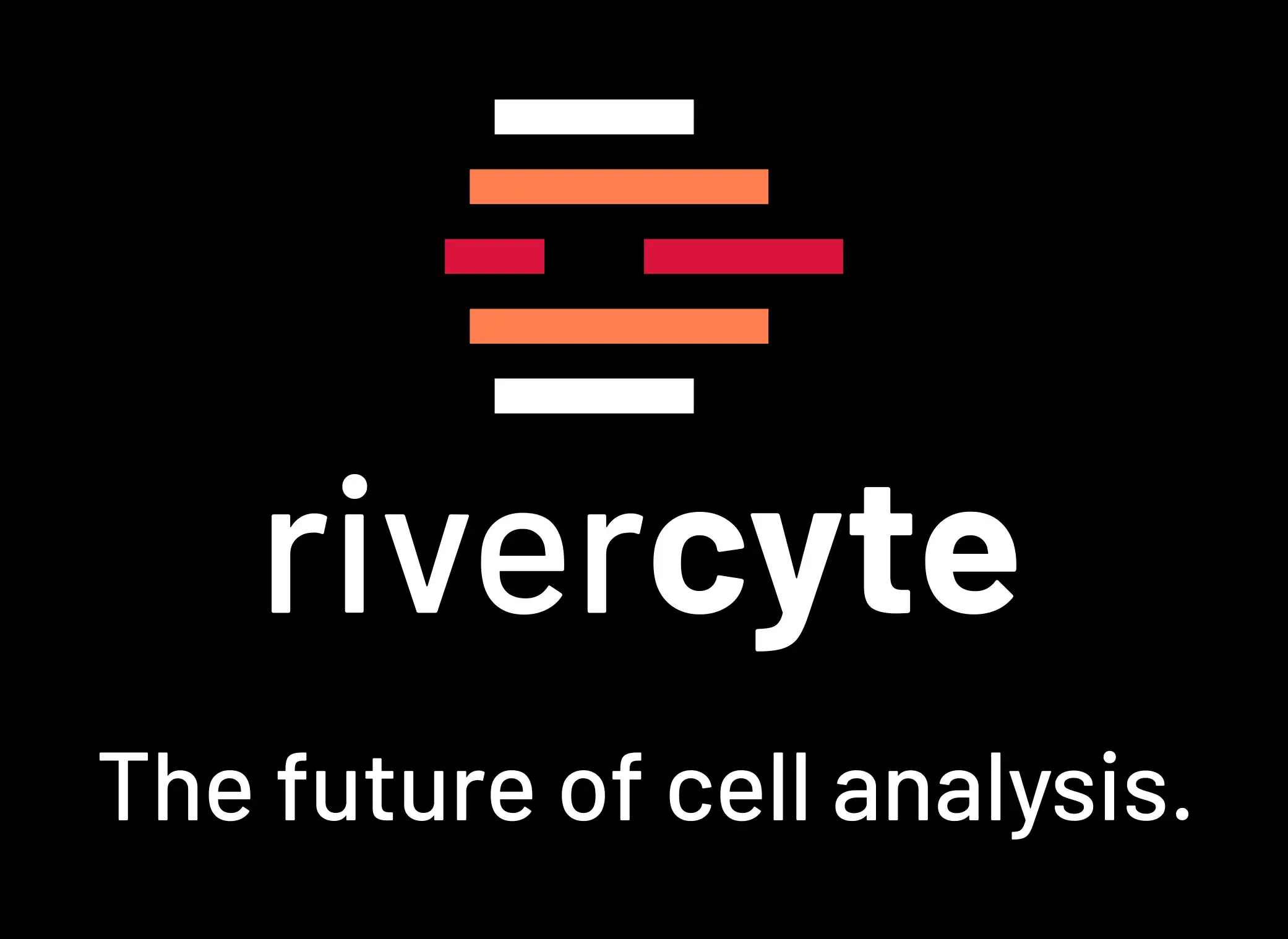 The Rivercyte logo with the text, 'Rivercyte - the future of cell analysis.