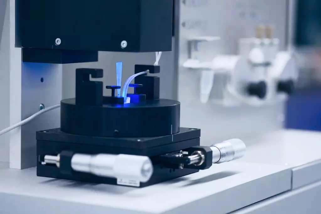 an image of the Naiad, Rivercyte's Deformability Cytometry device