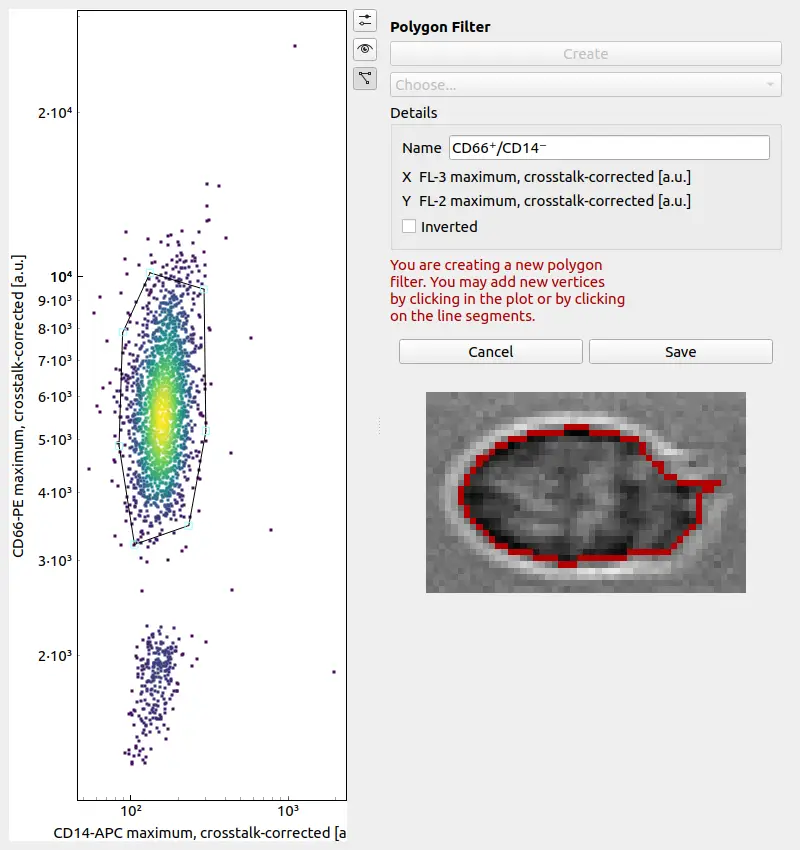 a screenshot of the CytoPlot software